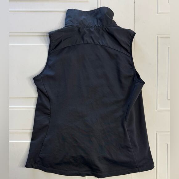 Black Nike Running Quilted Collared Jacket Vest Womens Size Large L - Picture 5 of 5